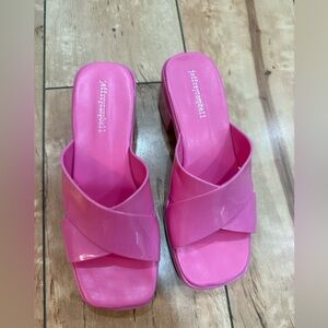 Jeffrey Campbell Bubblegum Platform Sandal Pink